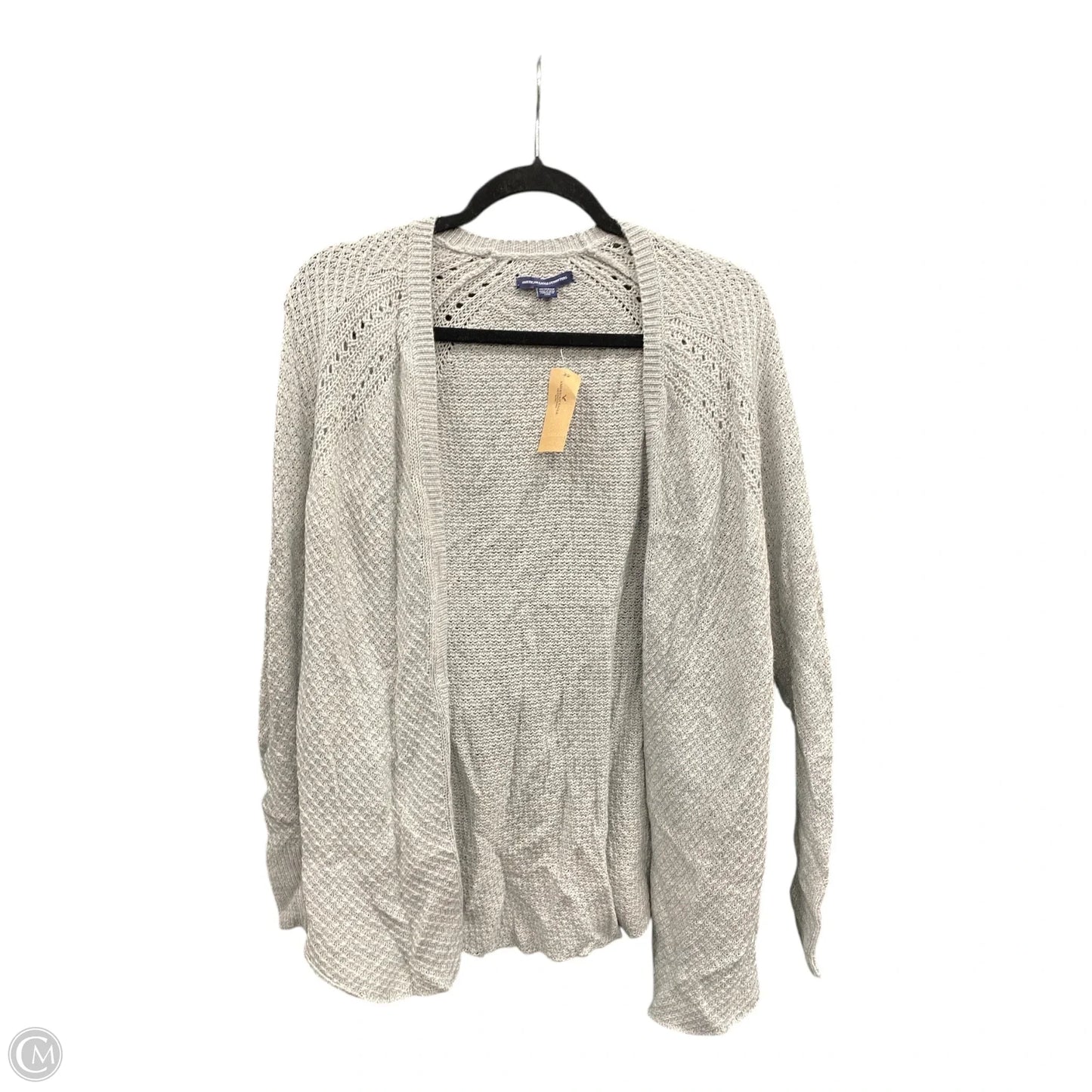 Sweater Cardigan By American Eagle In Grey, Size: Xs