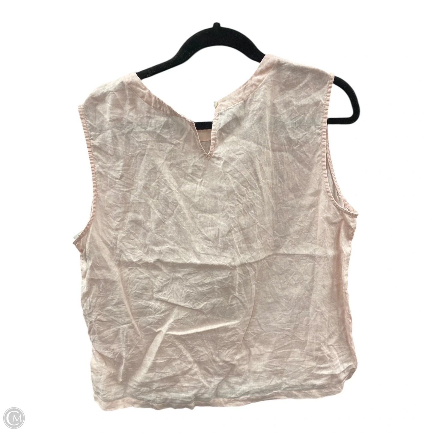 Top Sleeveless By Quince In Pink, Size: L