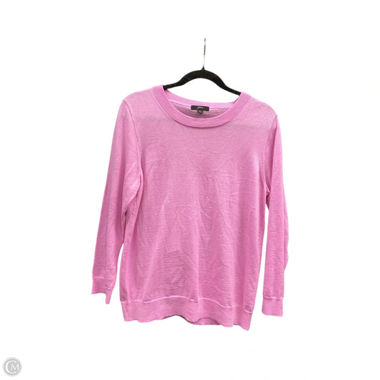 Sweater By J. Crew In Pink, Size: L