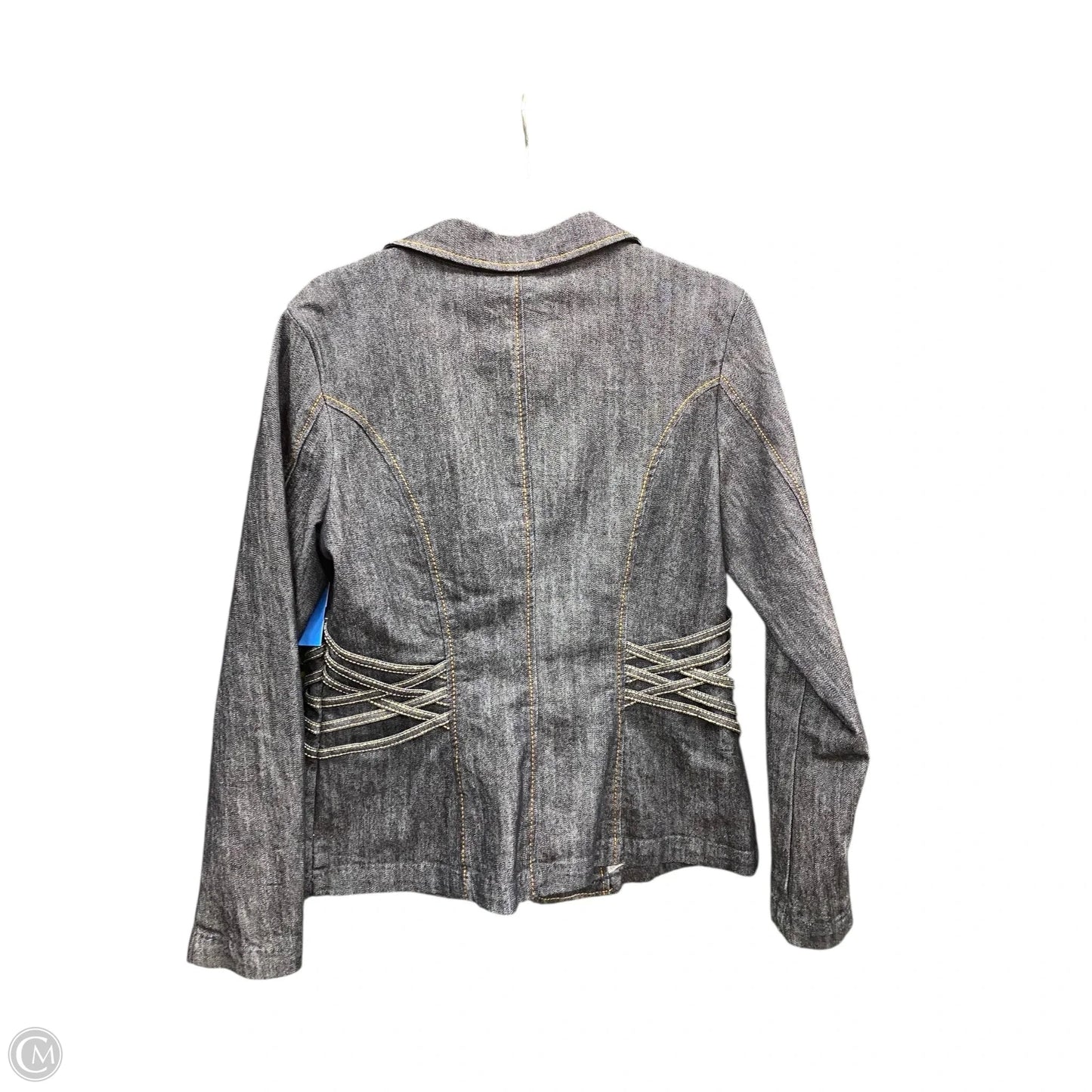 Blazer By One 5 One In Blue Denim, Size: L