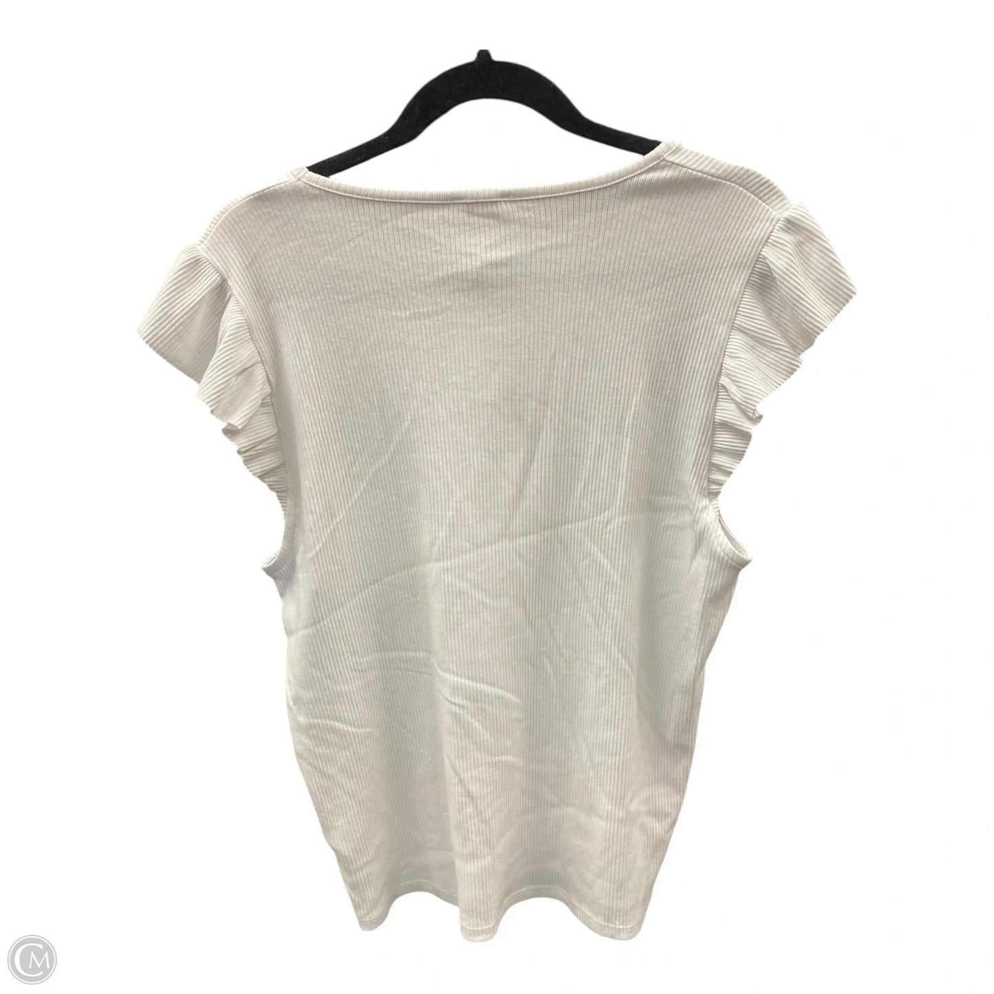 Top Short Sleeve By J. Crew In White, Size: Xl