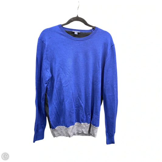 Sweater By Gap In Black & Blue, Size: L