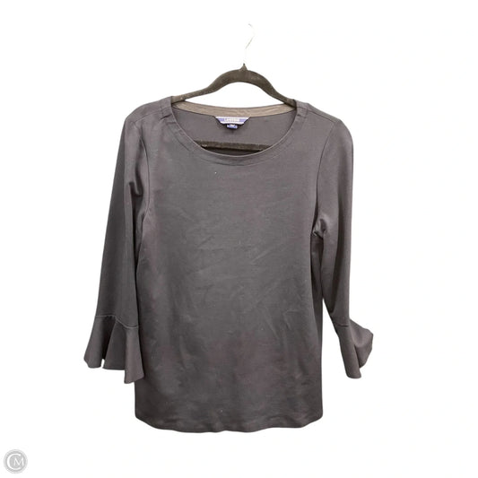Blouse 3/4 Sleeve By Lands End In Black, Size: M