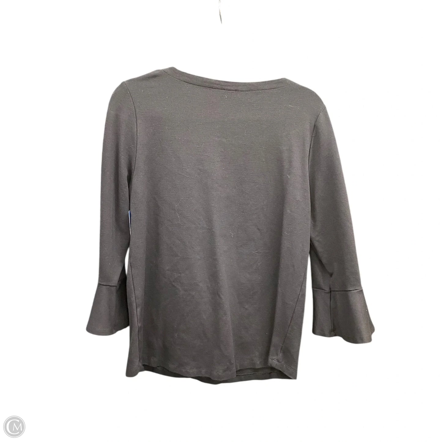Blouse 3/4 Sleeve By Lands End In Black, Size: M