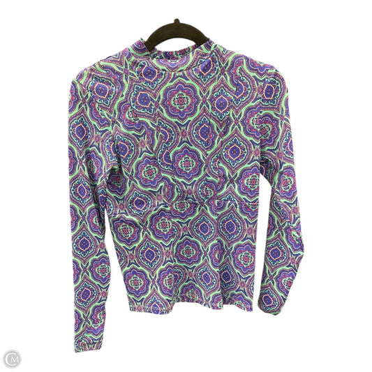 Top Long Sleeve By Coolibar In Paisley Print, Size: Xs