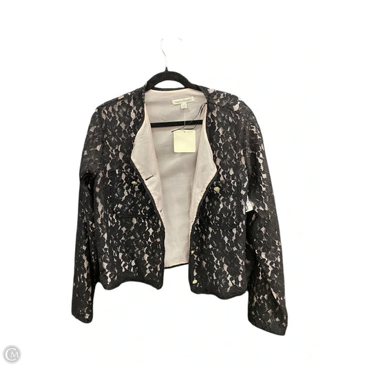 Cardigan By Clothes Mentor In Black & Tan, Size: Xxl