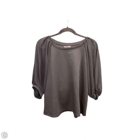 Blouse Long Sleeve By Banana Republic In Black, Size: L