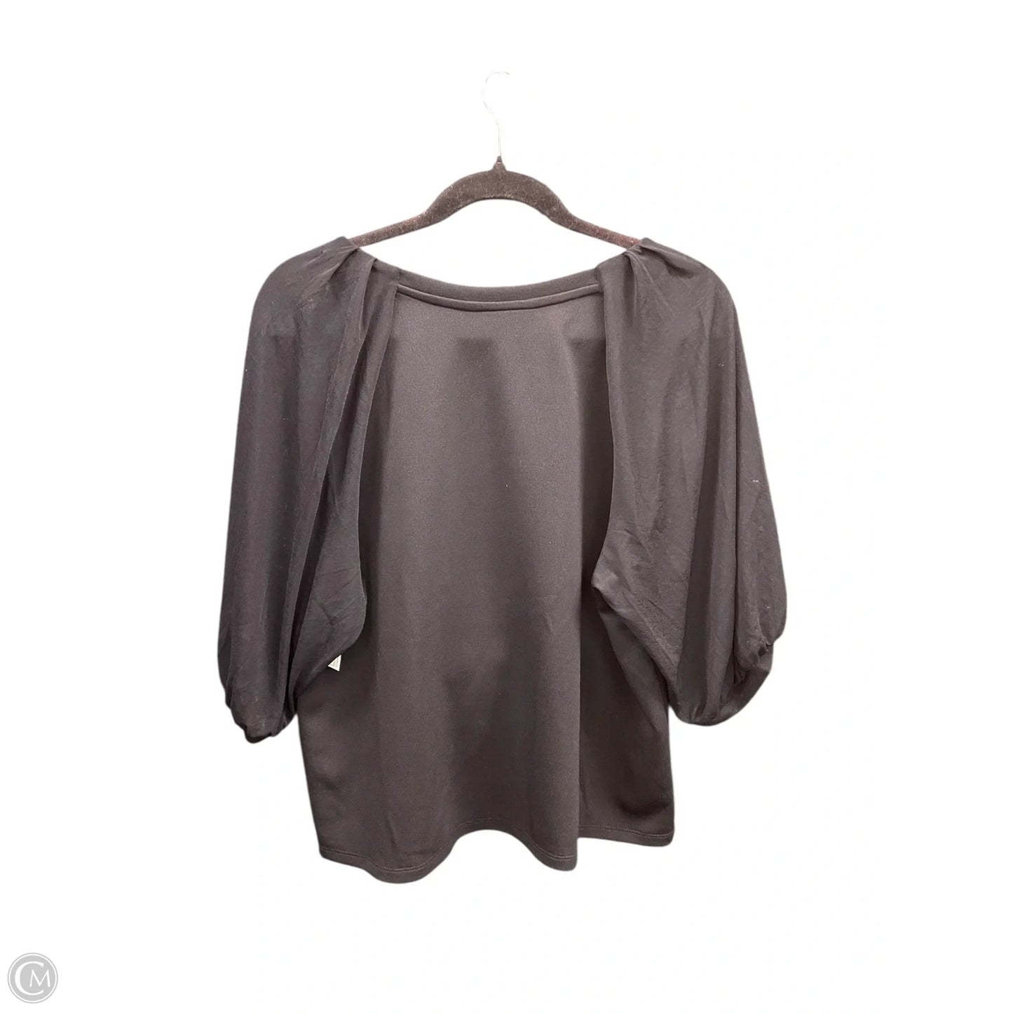 Blouse Long Sleeve By Banana Republic In Black, Size: L
