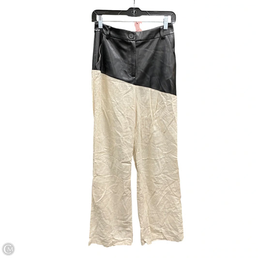 Pants Set 2pc By Micas In Black & Tan, Size: S