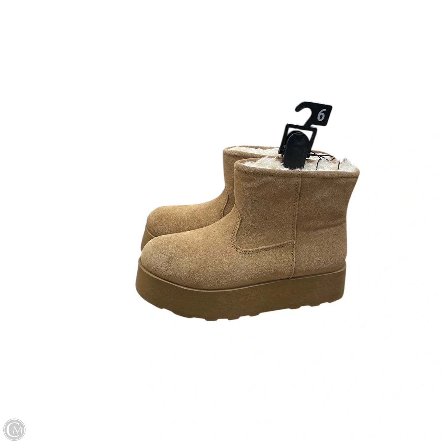 Boots Ankle Flats By Time And Tru In Tan, Size: 6