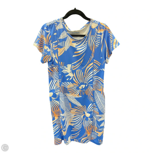 Athletic Dress By Columbia In Blue & Orange, Size: M