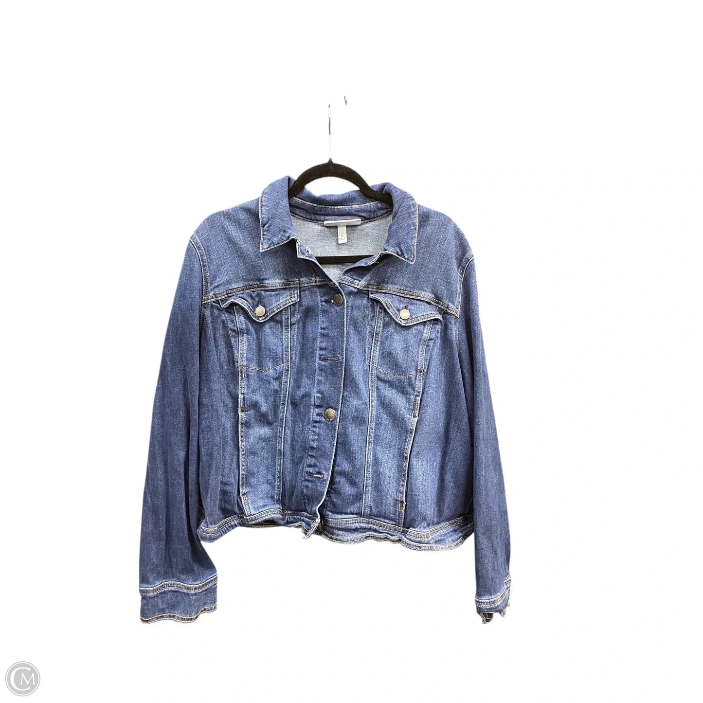 Jacket Denim By Lane Bryant In Blue Denim, Size: 22