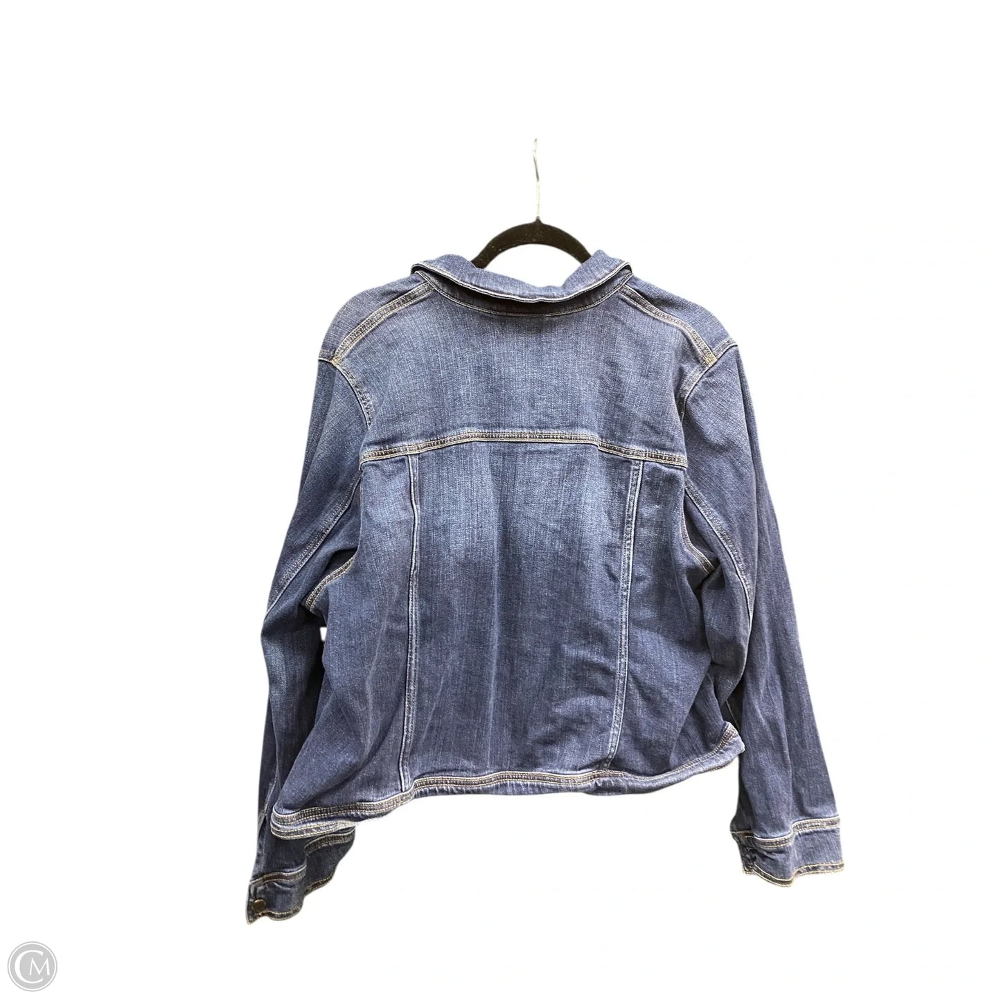 Jacket Denim By Lane Bryant In Blue Denim, Size: 22