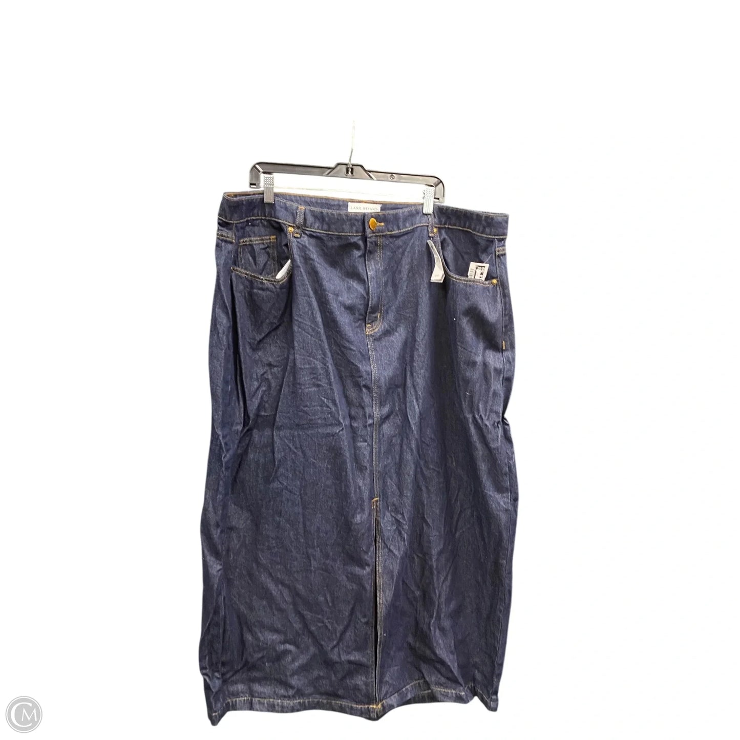 Skirt Maxi By Lane Bryant In Blue Denim, Size: 22