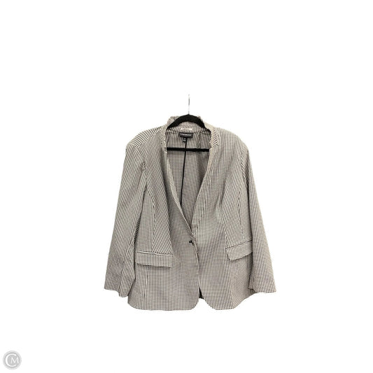 Blazer By Lane Bryant In Black & White, Size: 24