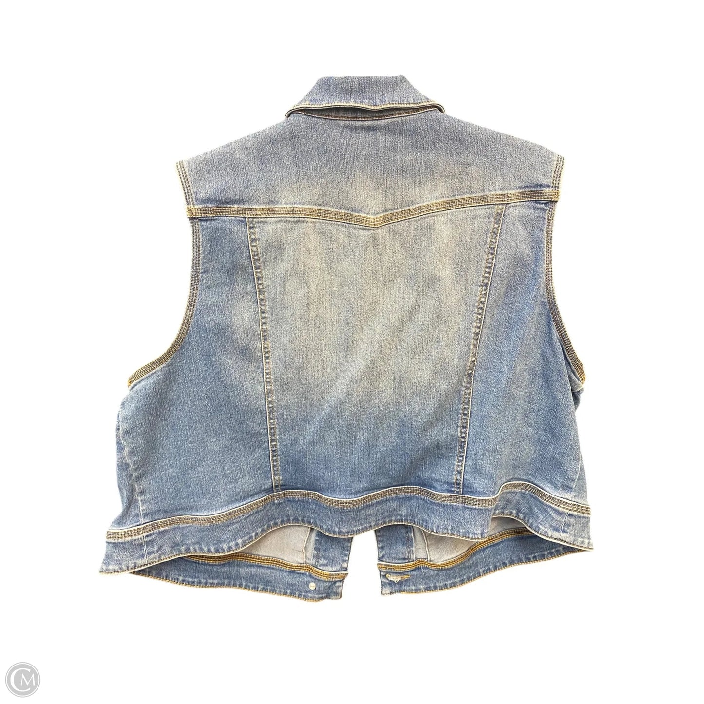 Vest Other By Lane Bryant In Blue, Size: 20