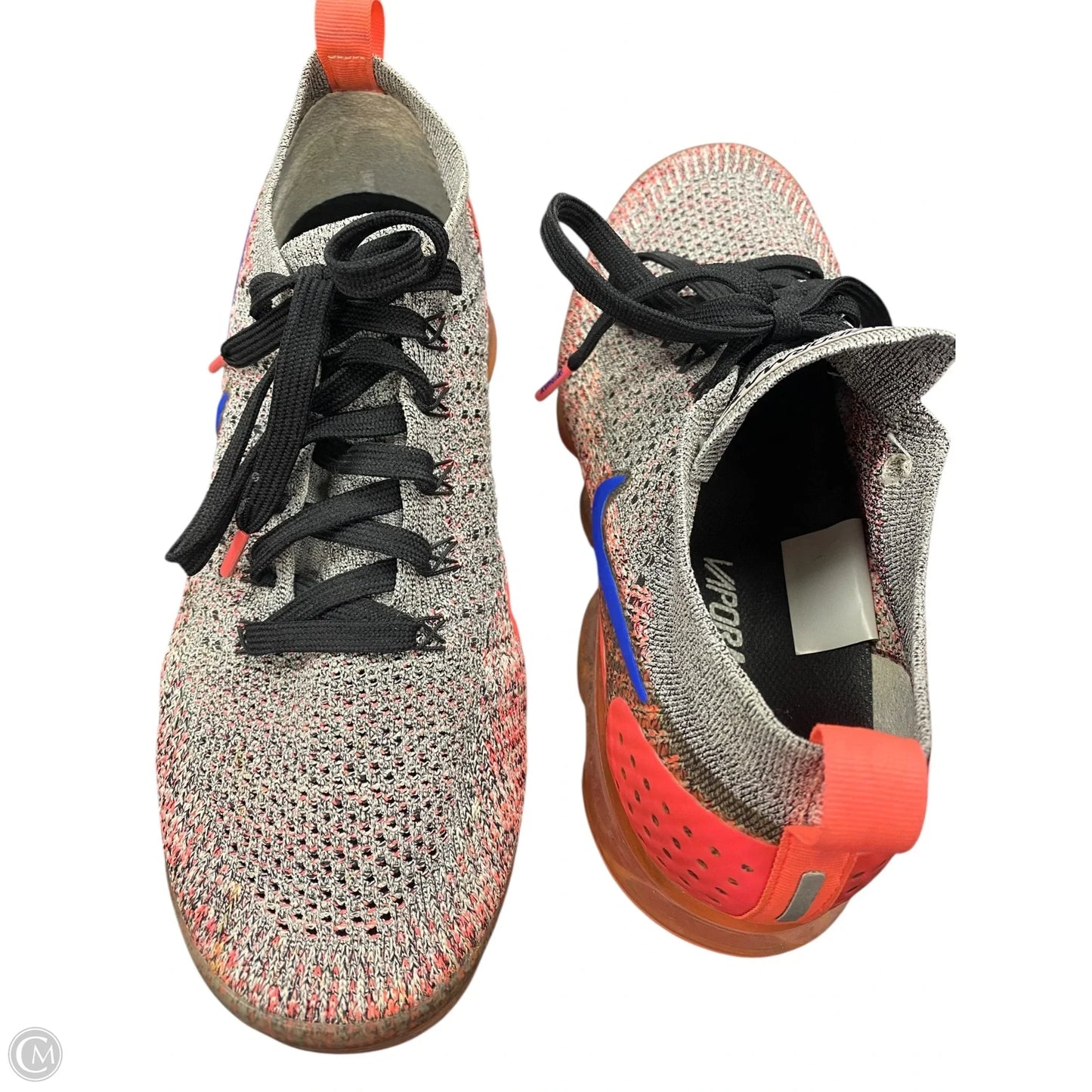 Shoes Athletic By Nike In Grey & Orange, Size: 10