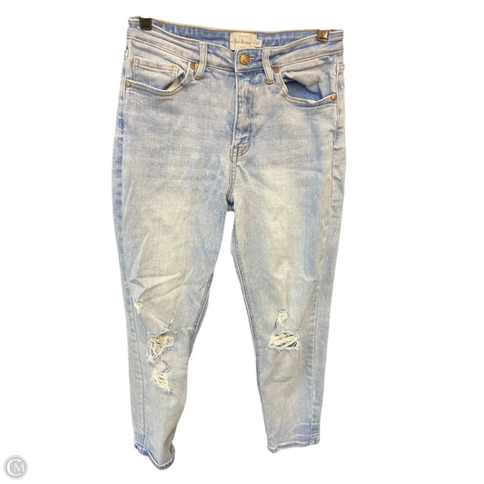 Jeans Straight By Bohme In Blue Denim, Size: 4