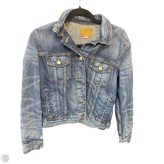 Jacket Denim By Gap In Blue Denim, Size: L