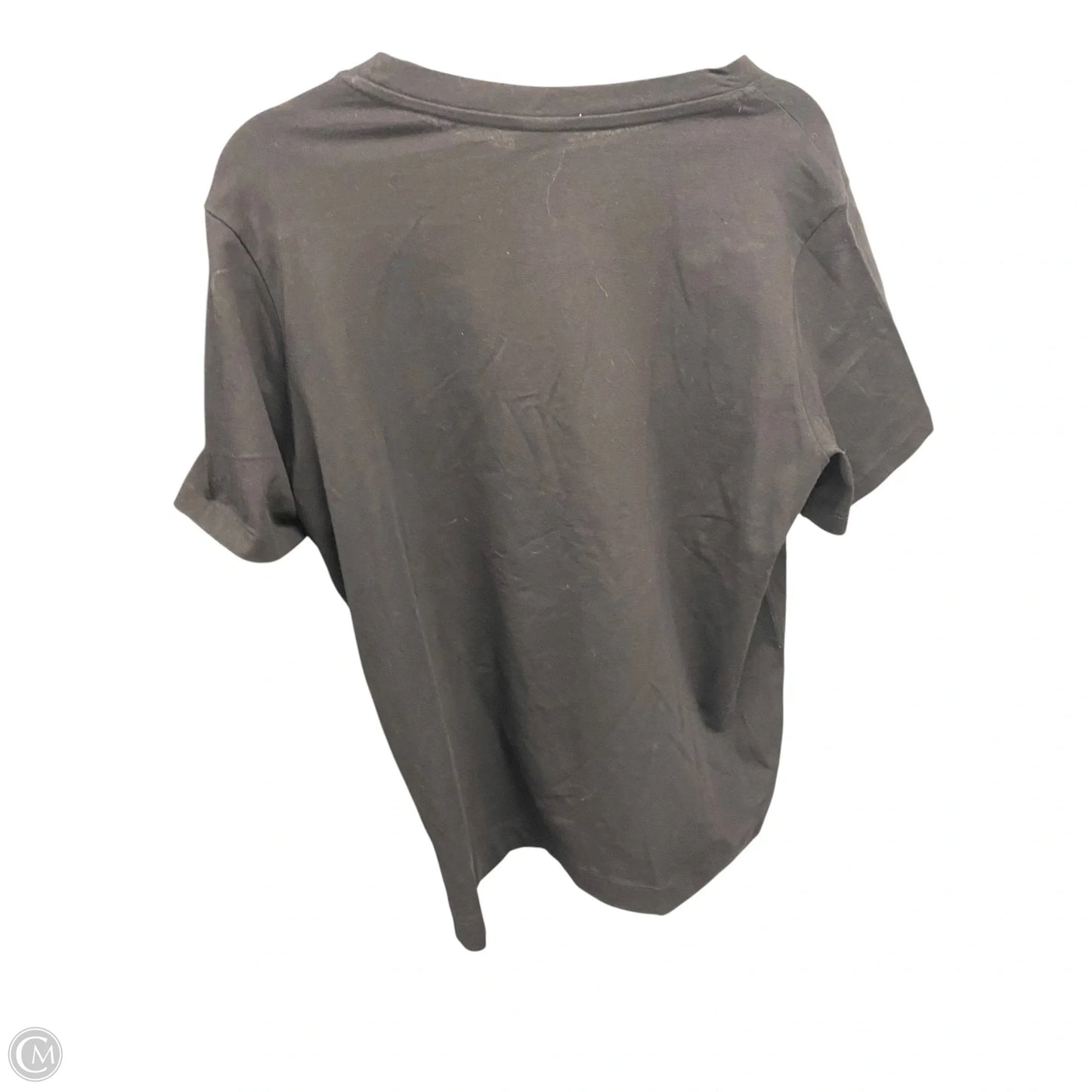 Top Short Sleeve Basic By H&m In Black, Size: L