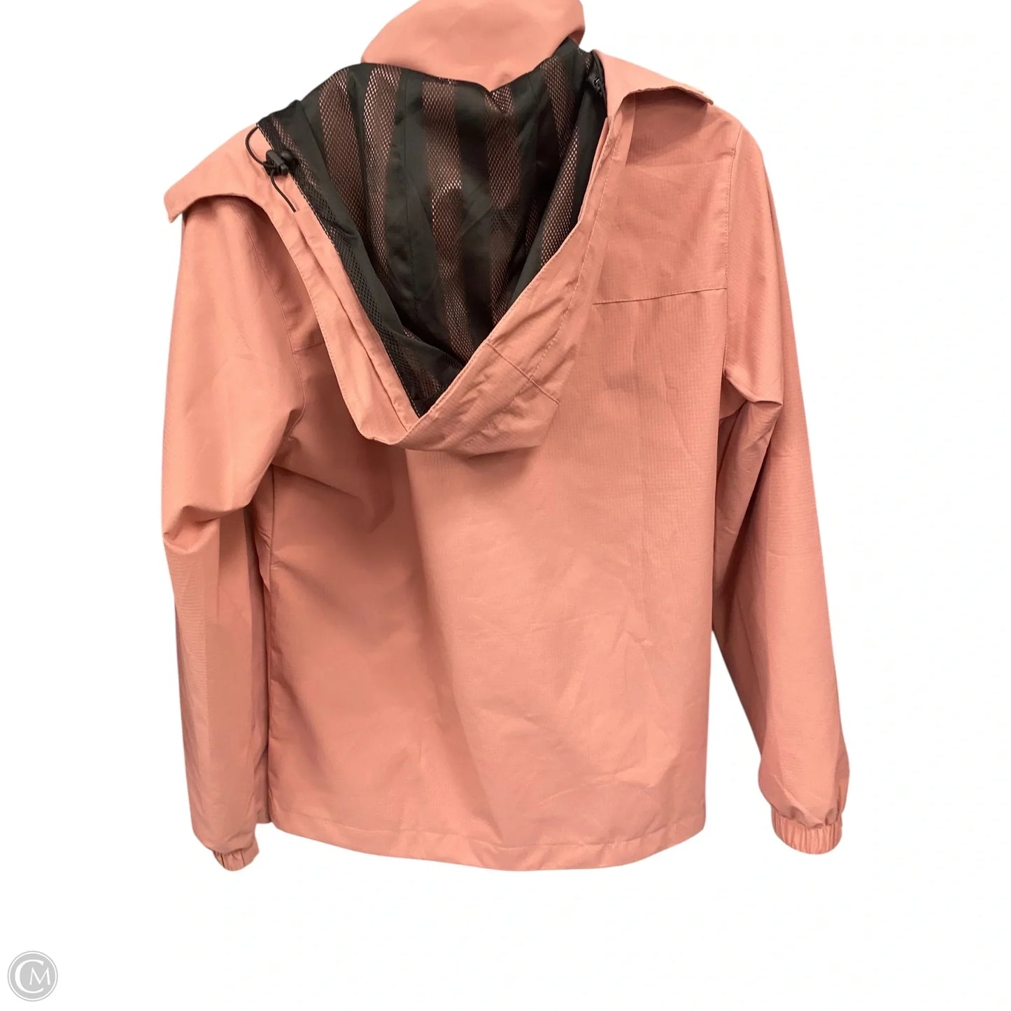 Coat Raincoat By Clothes Mentor In Pink, Size: S