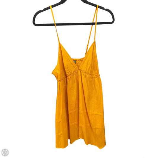 Top Sleeveless By Wild Fable In Yellow, Size: L