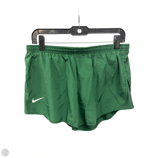 Athletic Shorts By Nike Apparel In Green, Size: L