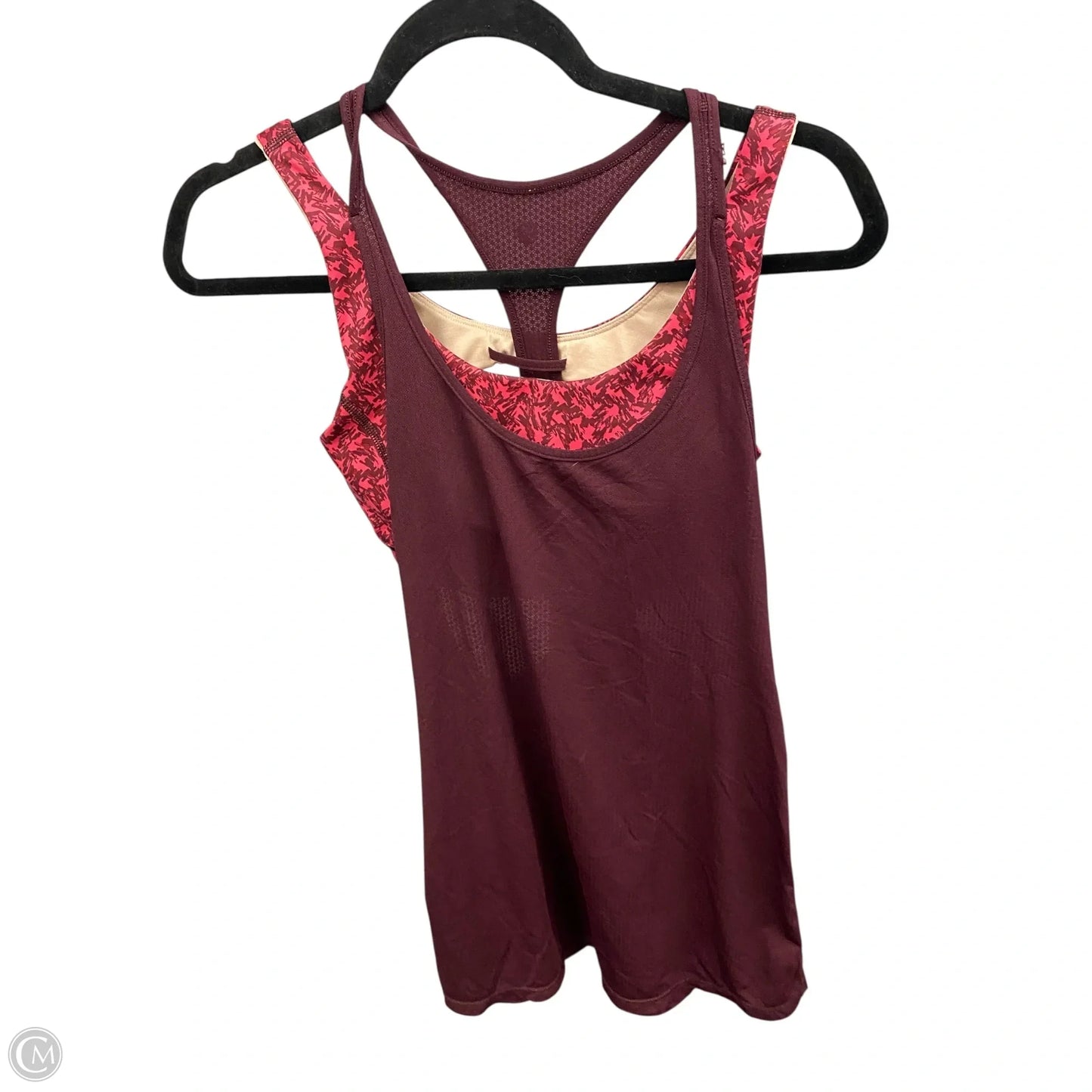 Athletic Tank Top By Lululemon In Maroon, Size: 6