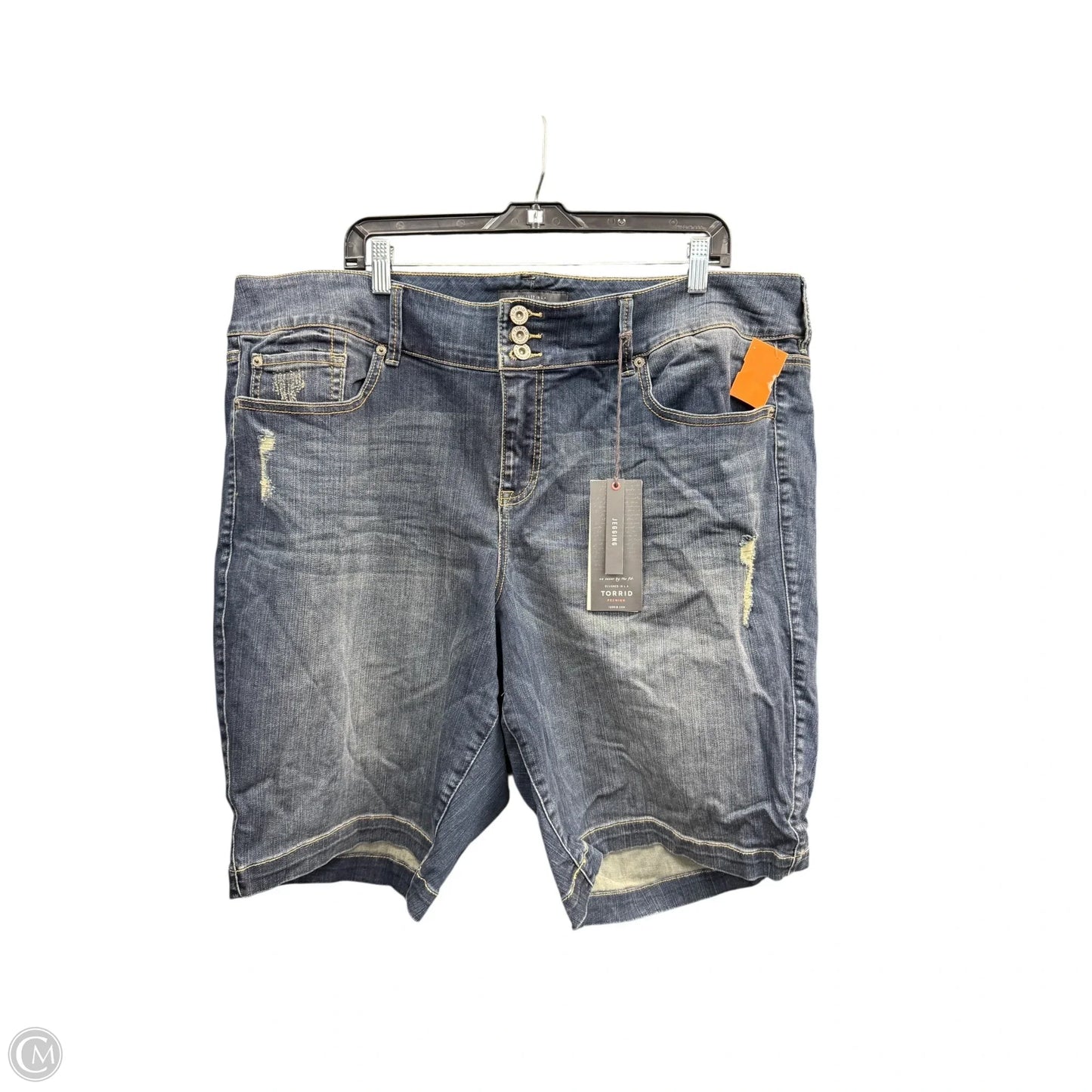 Shorts By Torrid In Blue Denim, Size: 4x