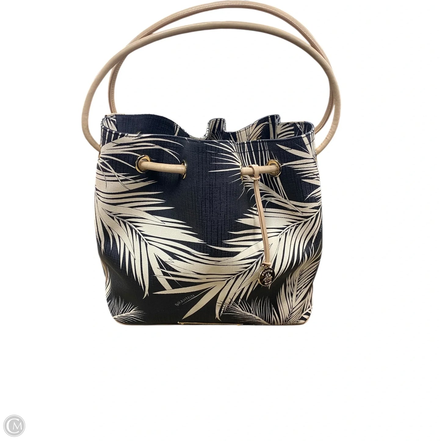 Handbag Designer By Brahmin, Size: Large