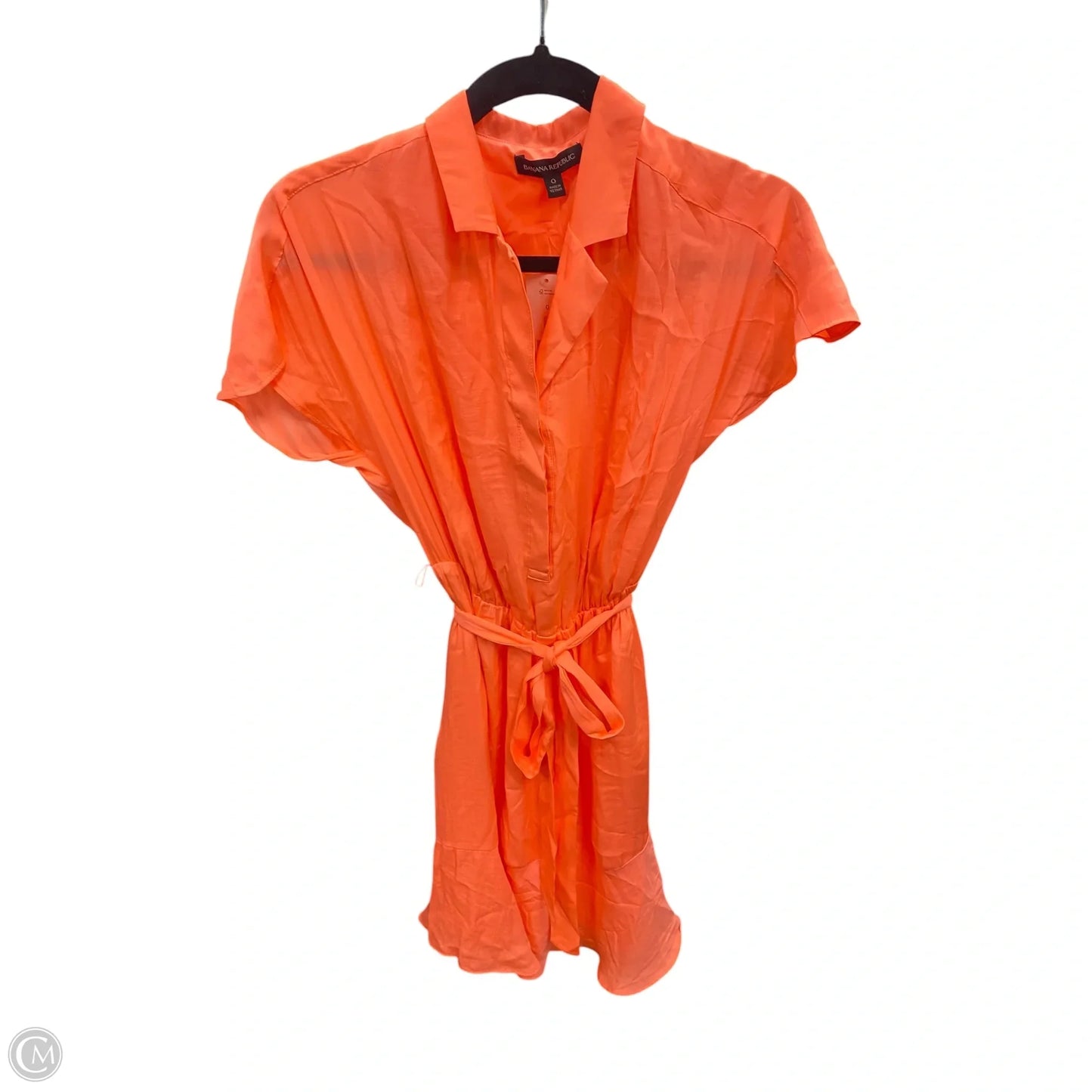 Dress Casual Short By Banana Republic In Orange, Size: 0