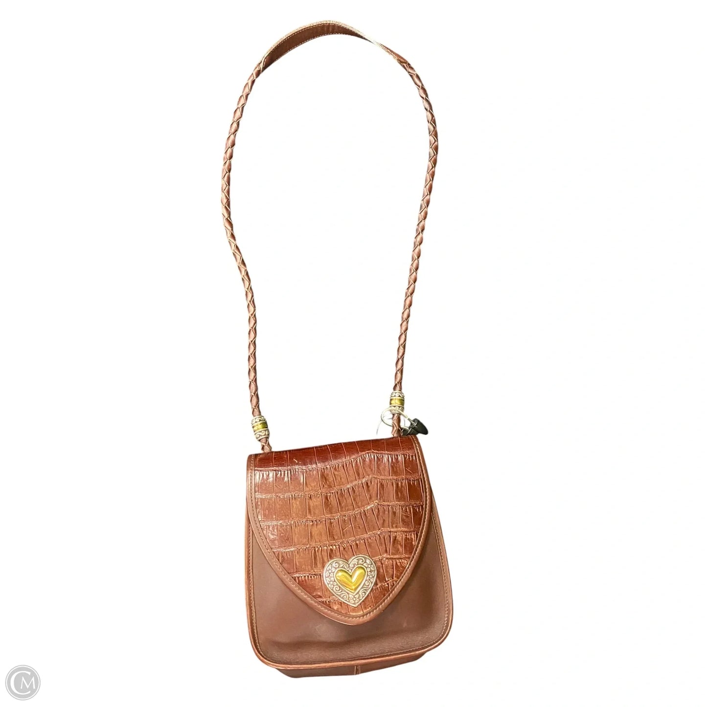 Crossbody Leather By Brighton, Size: Medium
