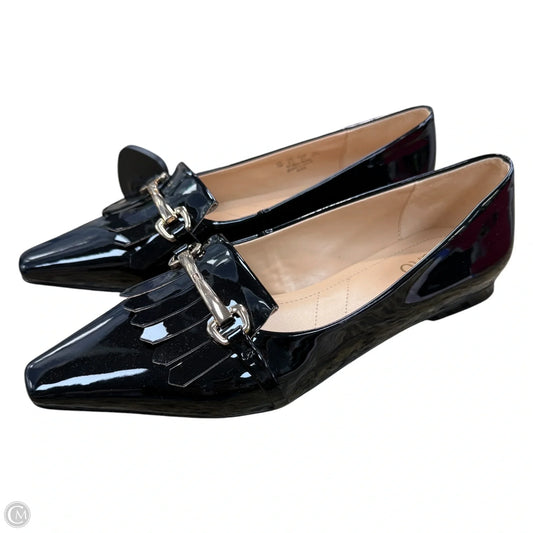 Shoes Flats By Franco Sarto In Black & Gold, Size: 7