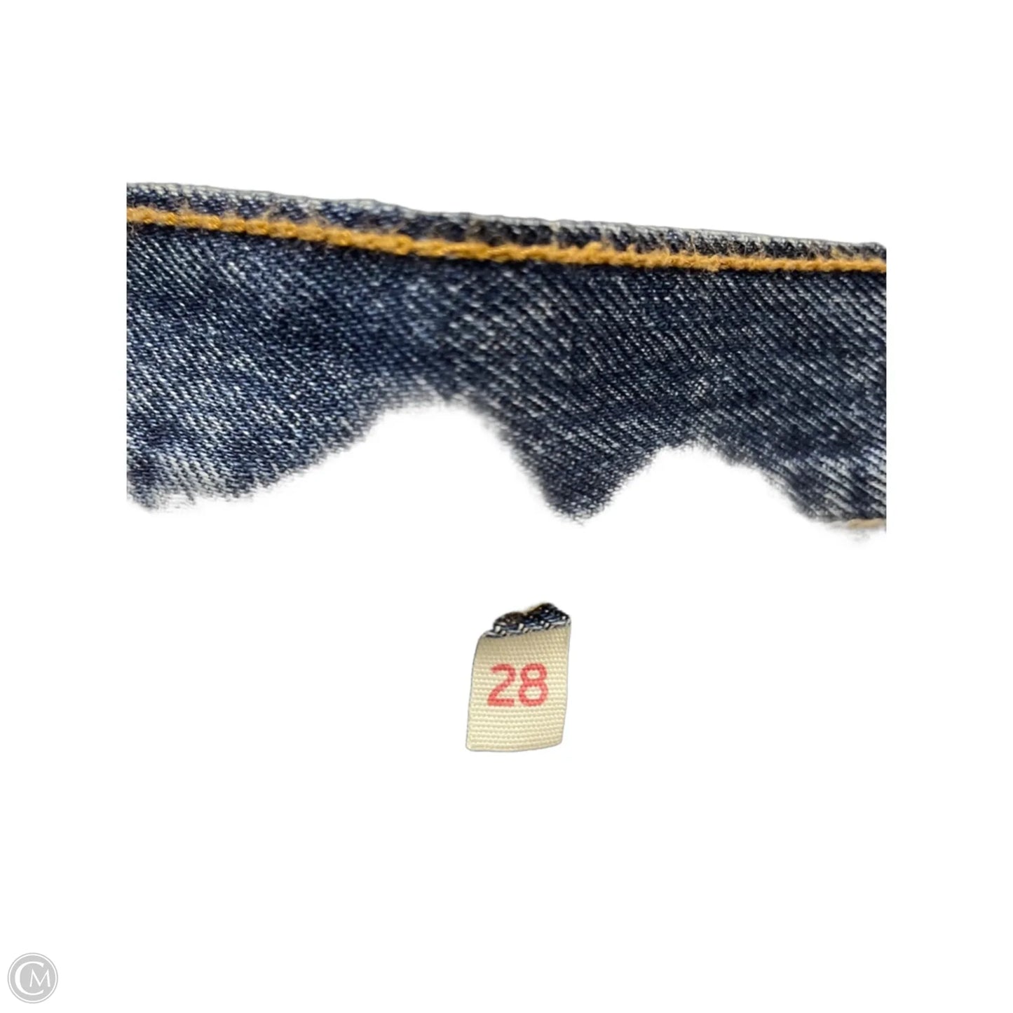 Skirt Mini & Short By Levis In Blue Denim, Size: 6