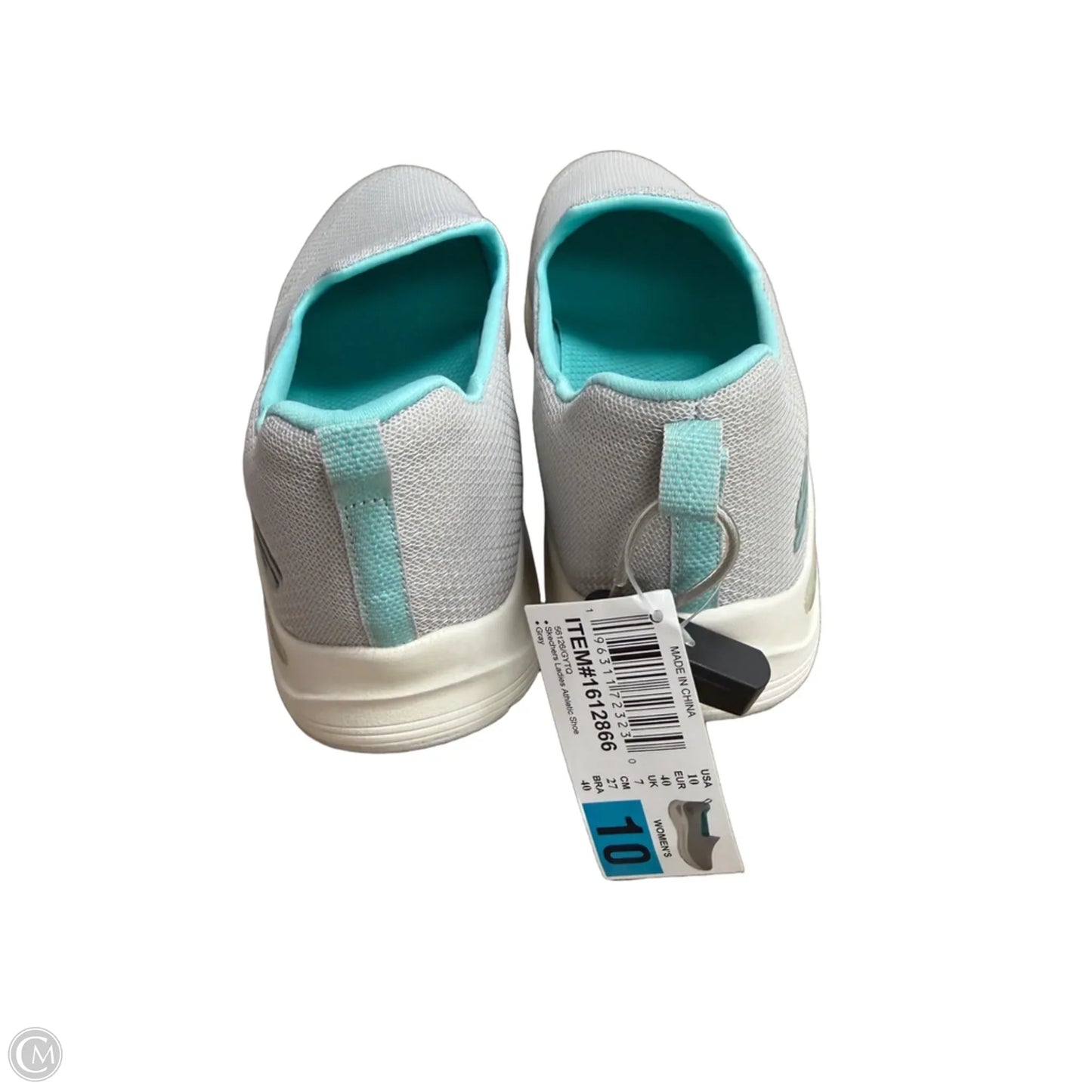 Shoes Sneakers By Skechers In Grey, Size: 10
