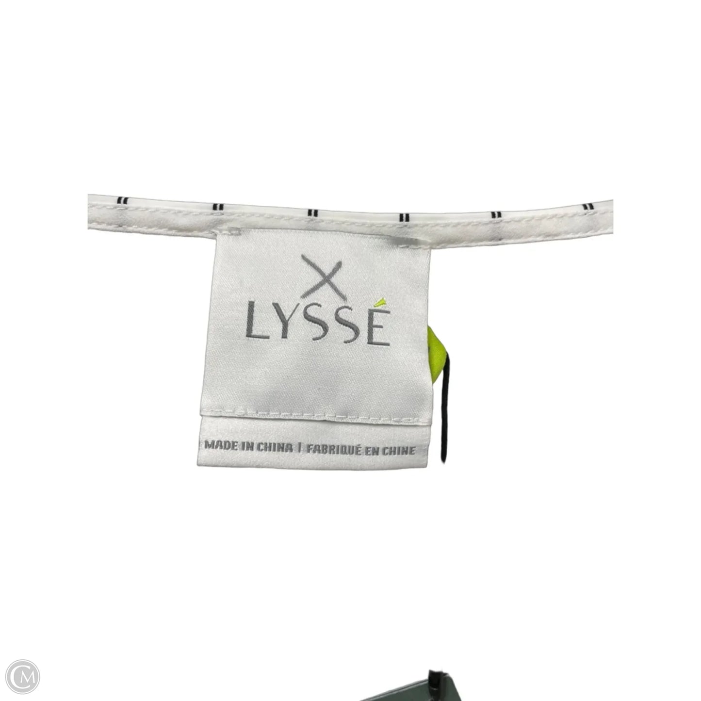 Blouse Sleeveless By Lysse In Striped Pattern, Size: L