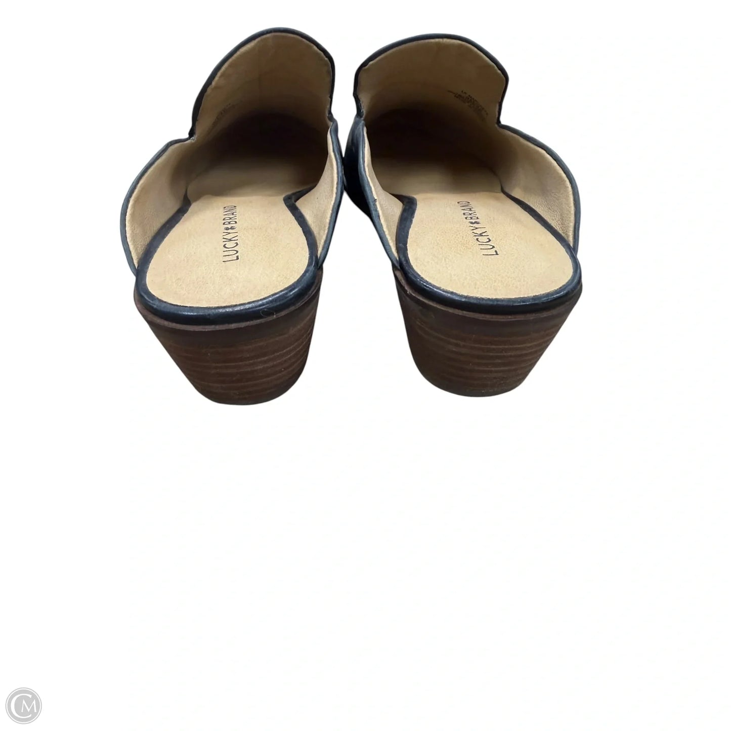 Shoes Heels Wedge By Lucky Brand In Navy, Size: 9