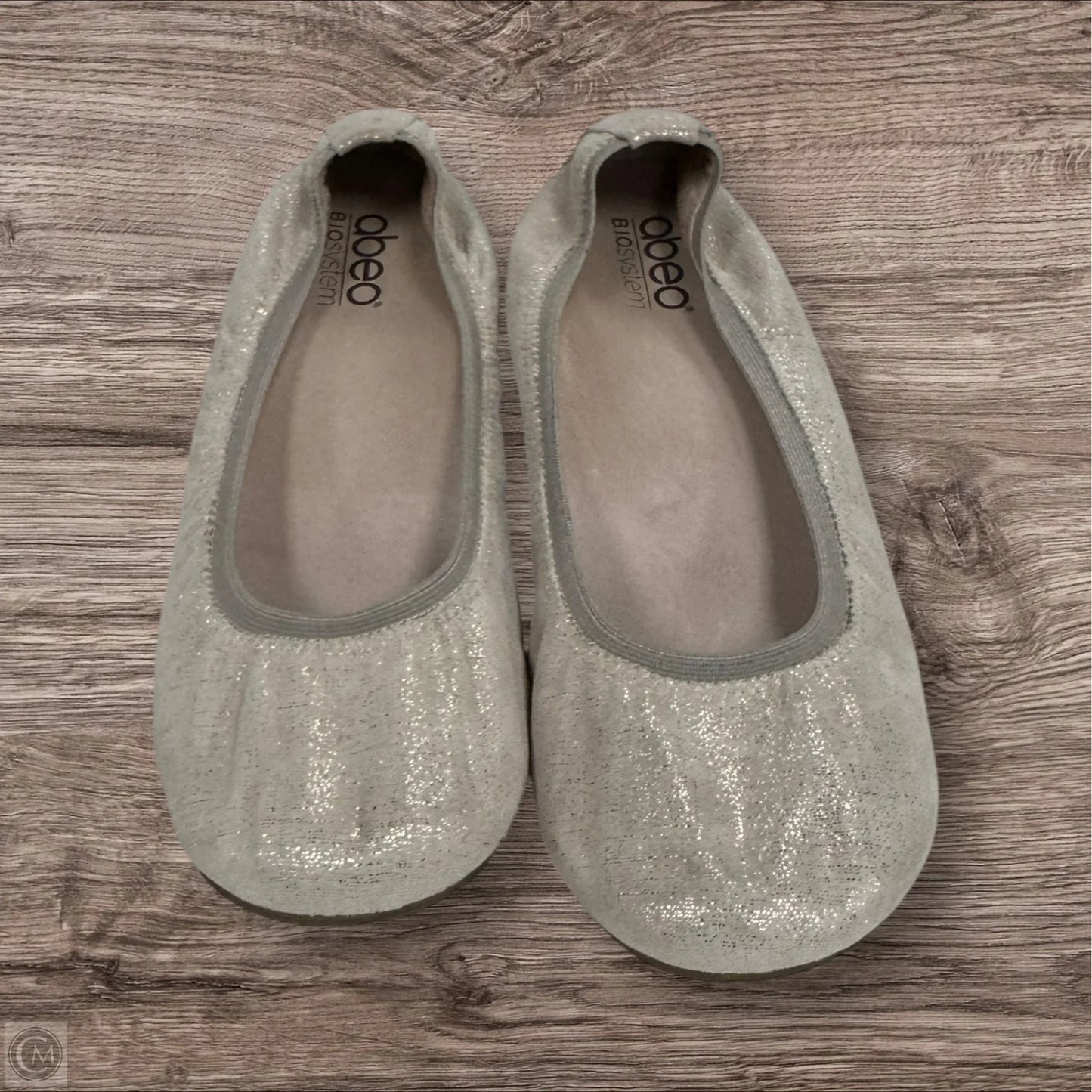 Shoes Flats By Abeo In Beige, Size: 10