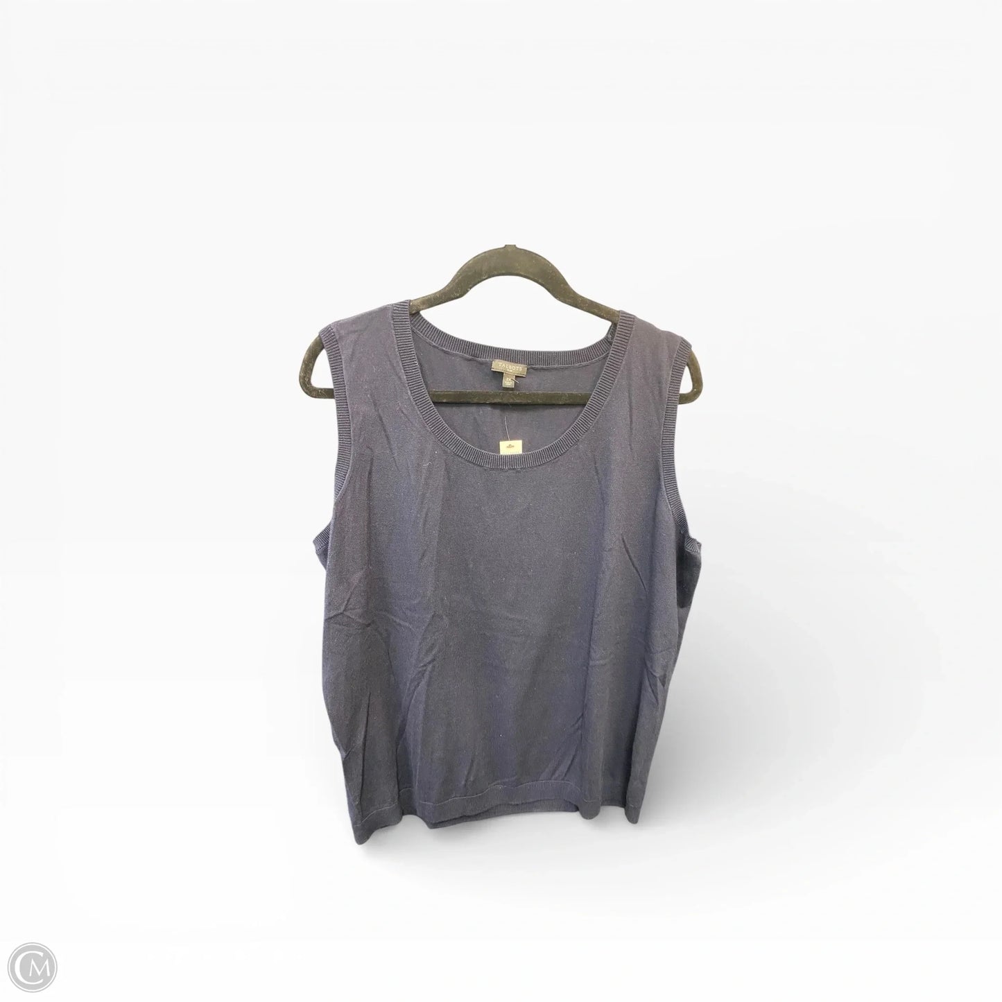 Sweater Short Sleeve By Talbots In Navy, Size: 2x