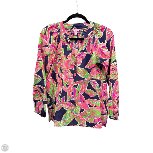 Blouse Designer By Lilly Pulitzer In Multi-colored, Size: Xs