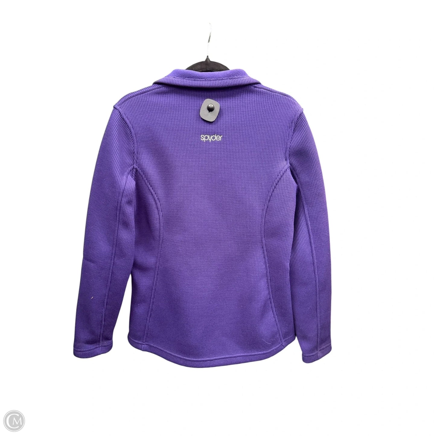 Athletic Jacket By Spyder In Purple, Size: L