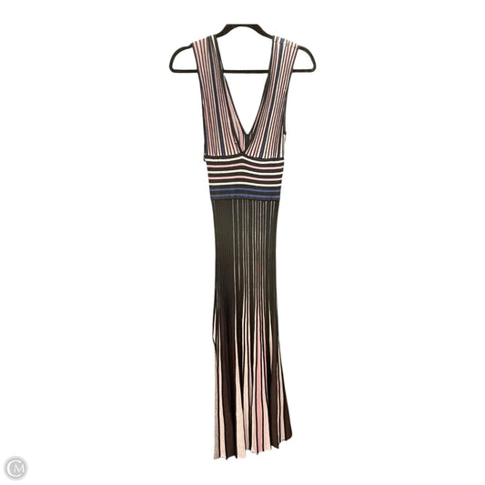 Dress Casual Maxi By Zara In Striped Pattern, Size: S