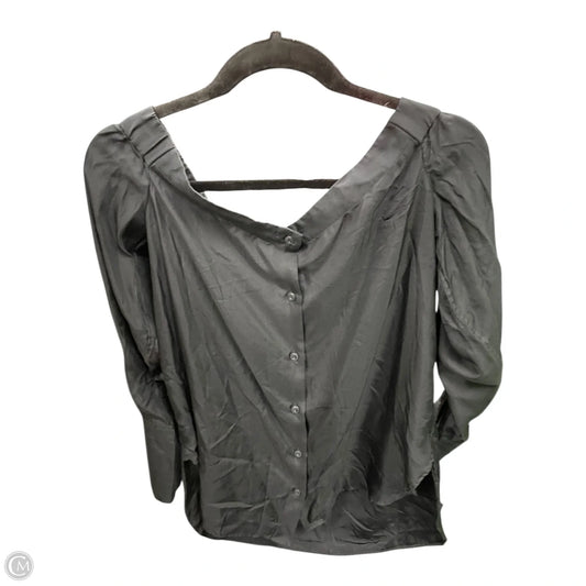Blouse Long Sleeve By Rag And Bone In Black, Size: L