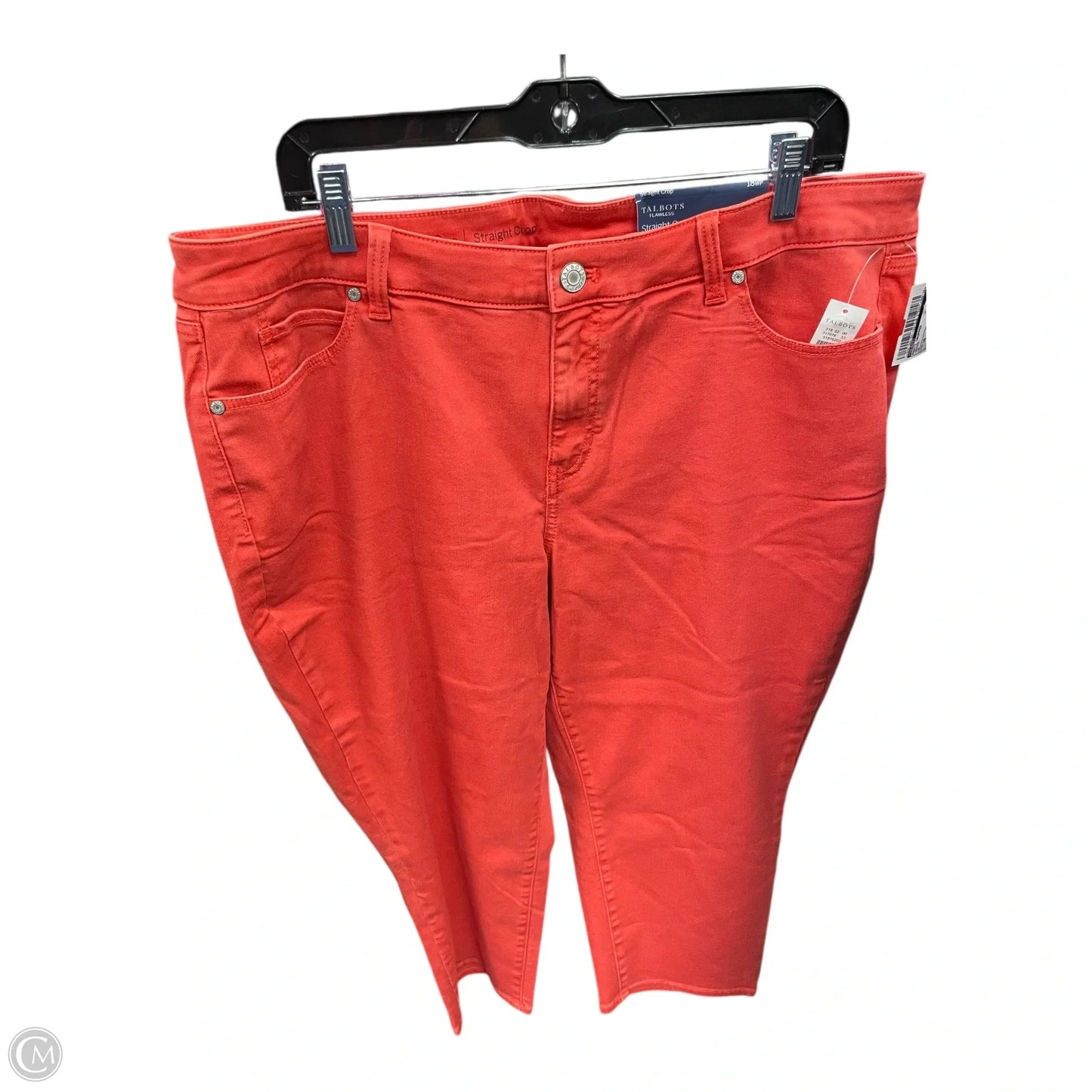 Pants Cropped By Talbots In Orange, Size: 18