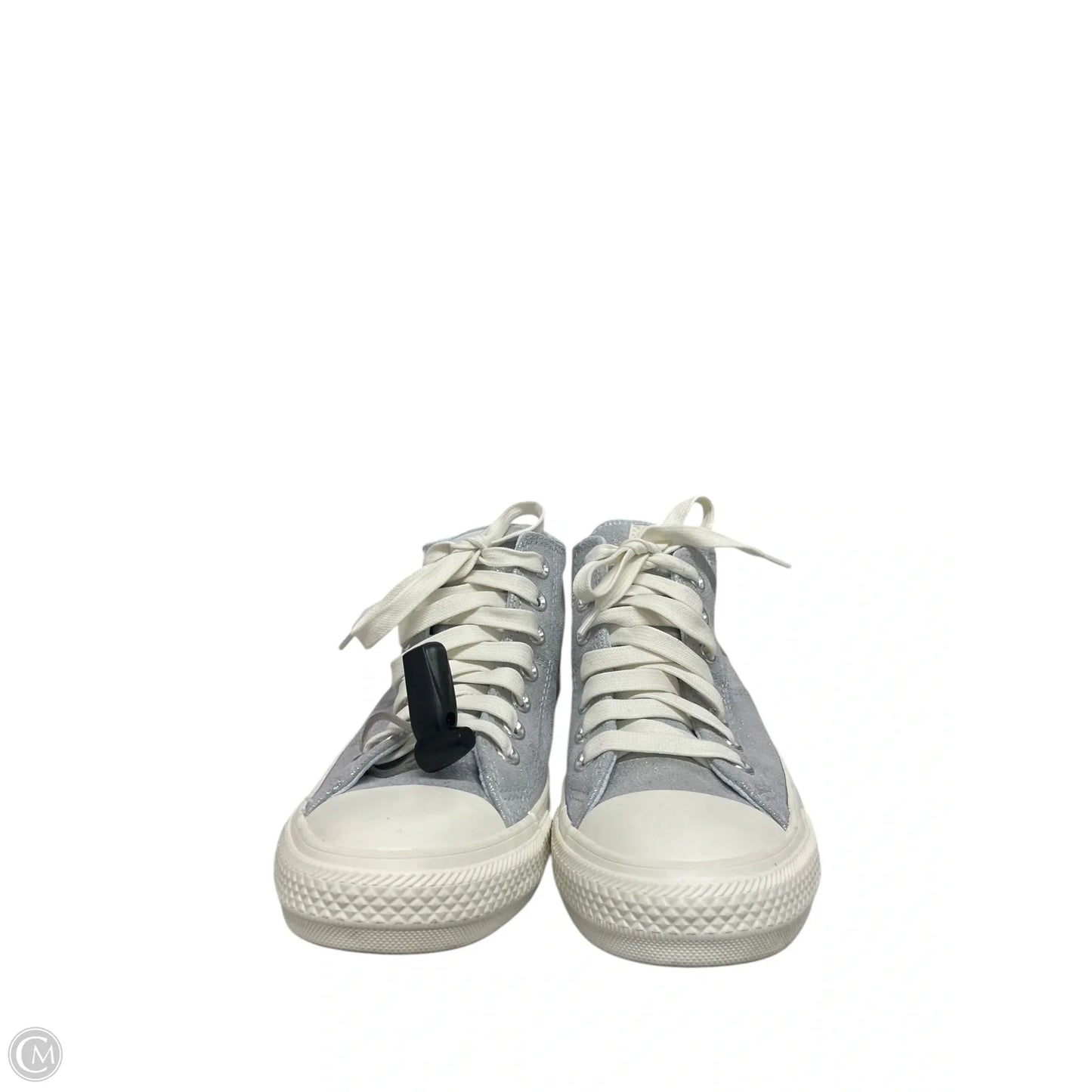 Shoes Sneakers By Converse In Silver, Size: 8.5