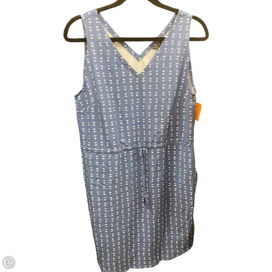 Dress Casual Short By Eddie Bauer In Blue, Size: M