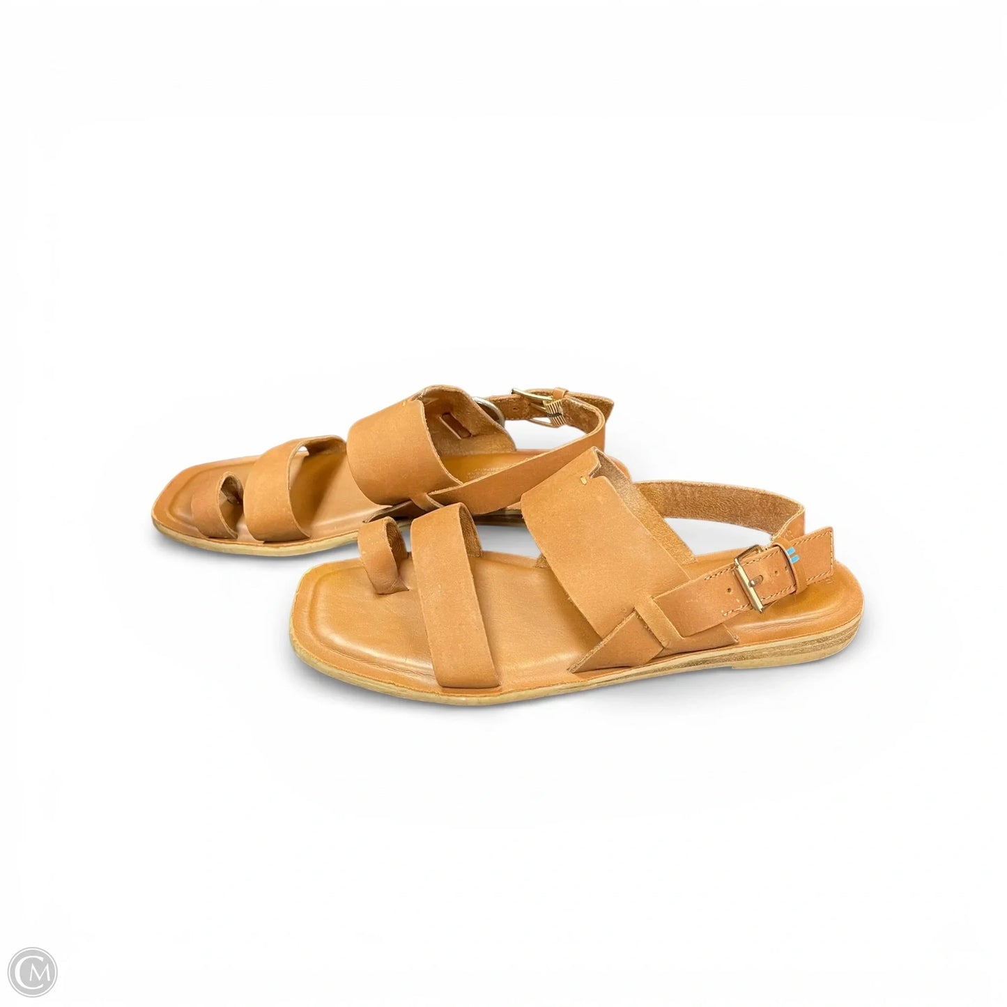 Sandals Flats By Toms In Brown, Size: 7.5