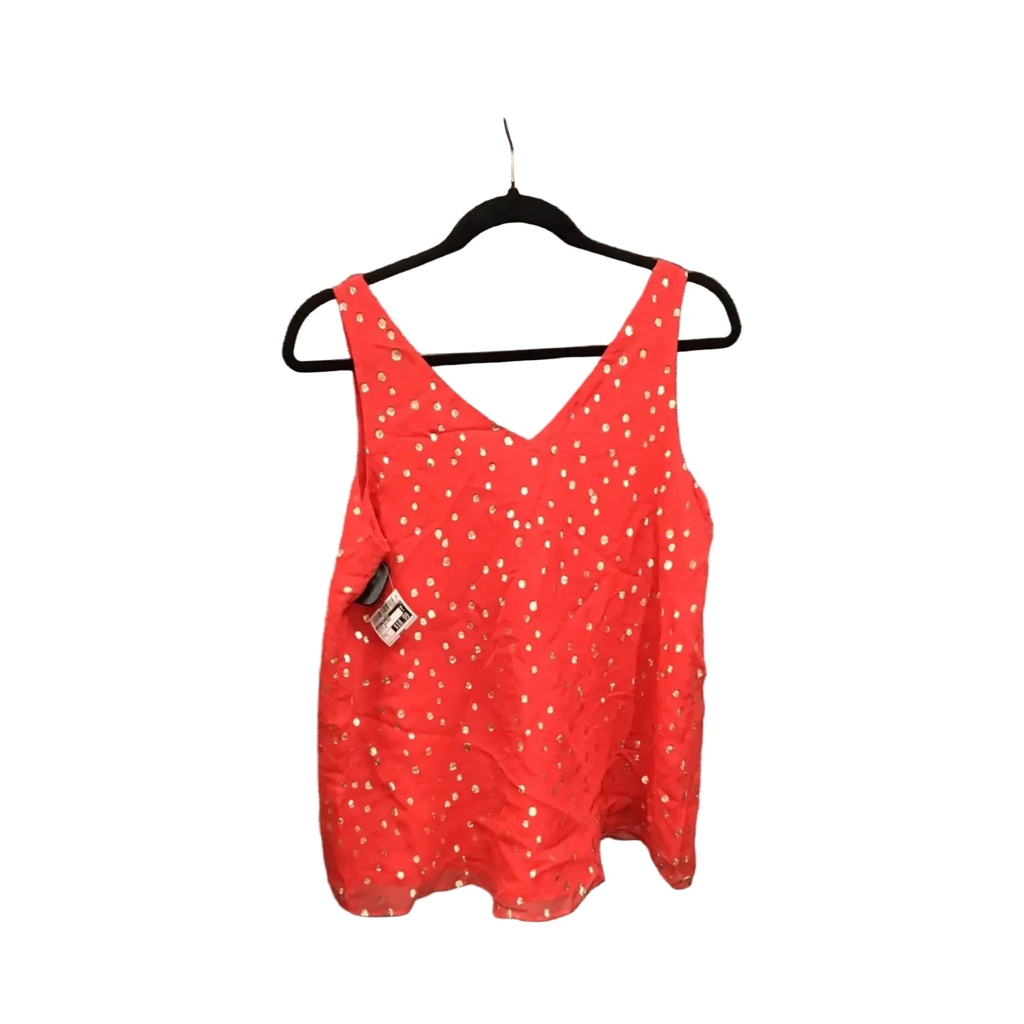 Blouse Designer By Lilly Pulitzer In Gold & Red, Size: S