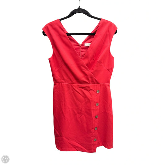 Dress Casual Short By Loft In Red, Size: 2