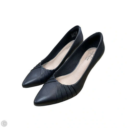 Shoes Heels Kitten By Clarks In Black, Size: 6.5